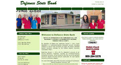 Desktop Screenshot of defiancestatebank.com
